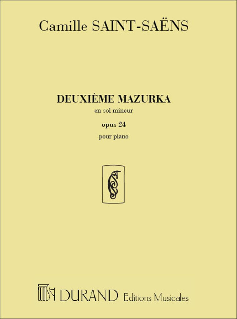 Deuxieme Mazurka en Sol Mineur, Opus 24 - Pour