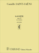 Gavotte en Ut Mineur Pour Piano