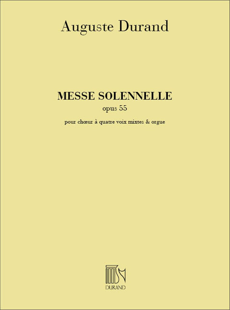 Messe Solennelle Chant et Piano