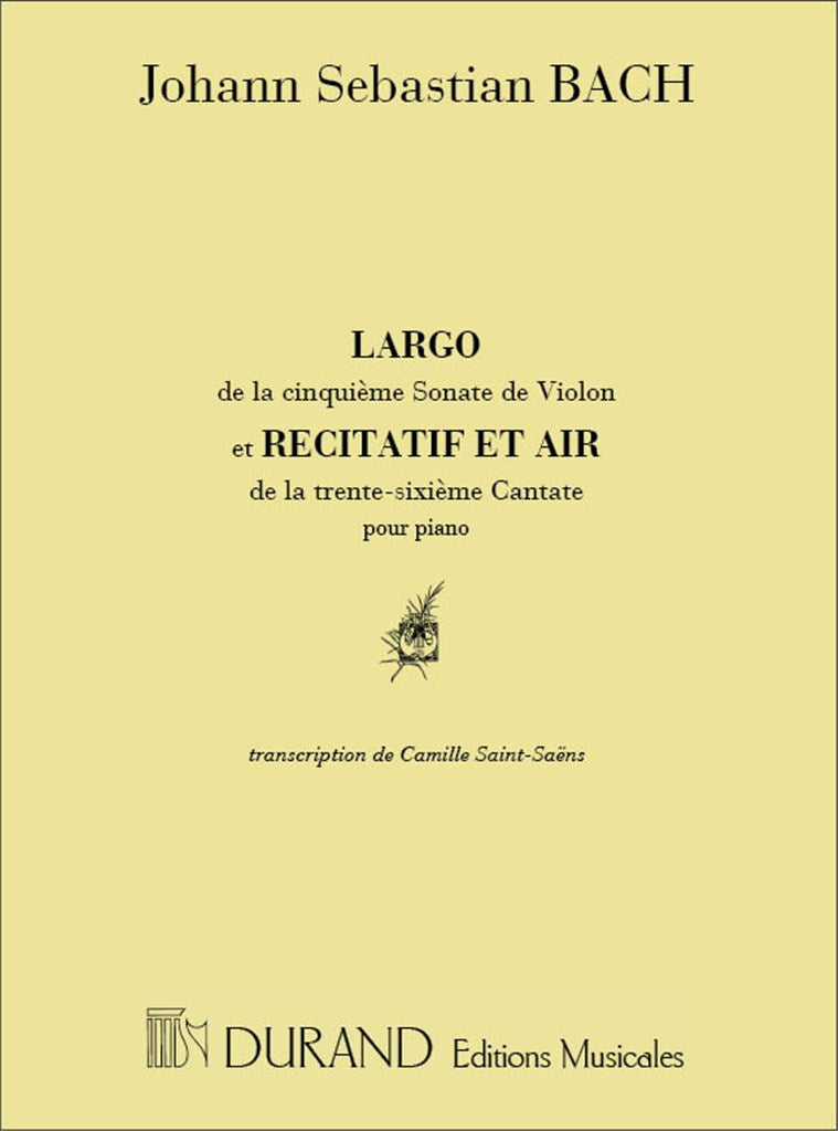 Largo 5 Sonate Violon et Air 30 Cantatepiano