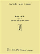 Romance Op 27 Vl-Piano-Orgue