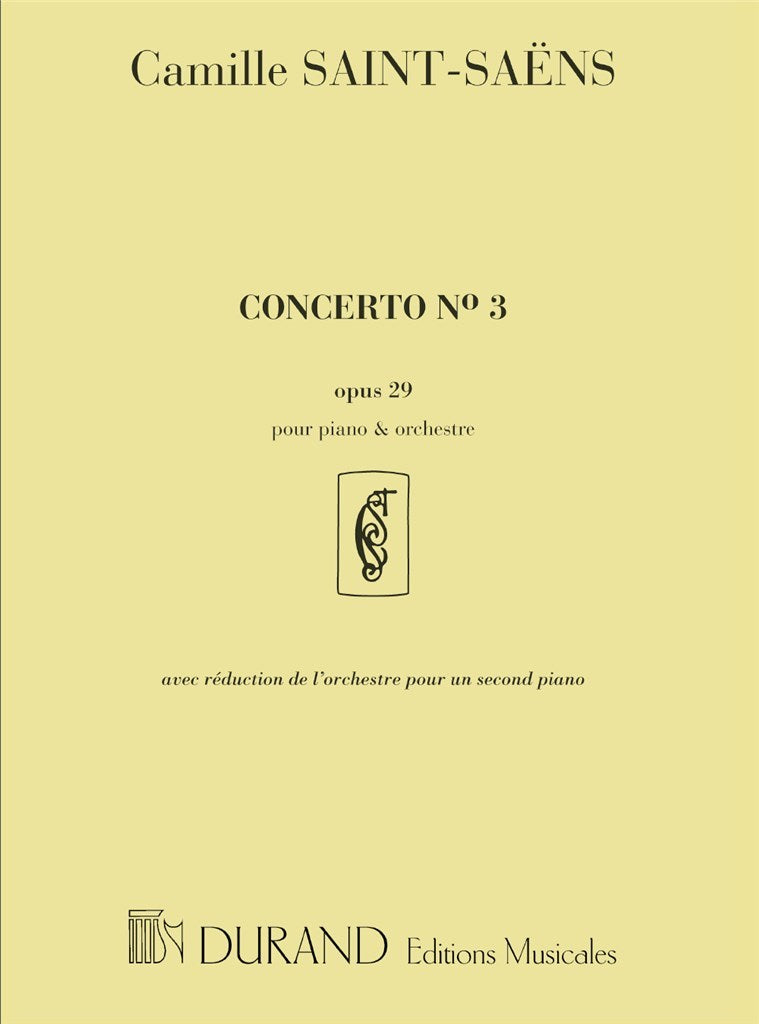 Concerto N. 3 Opus 29 Pour Piano + Orchestre Avec