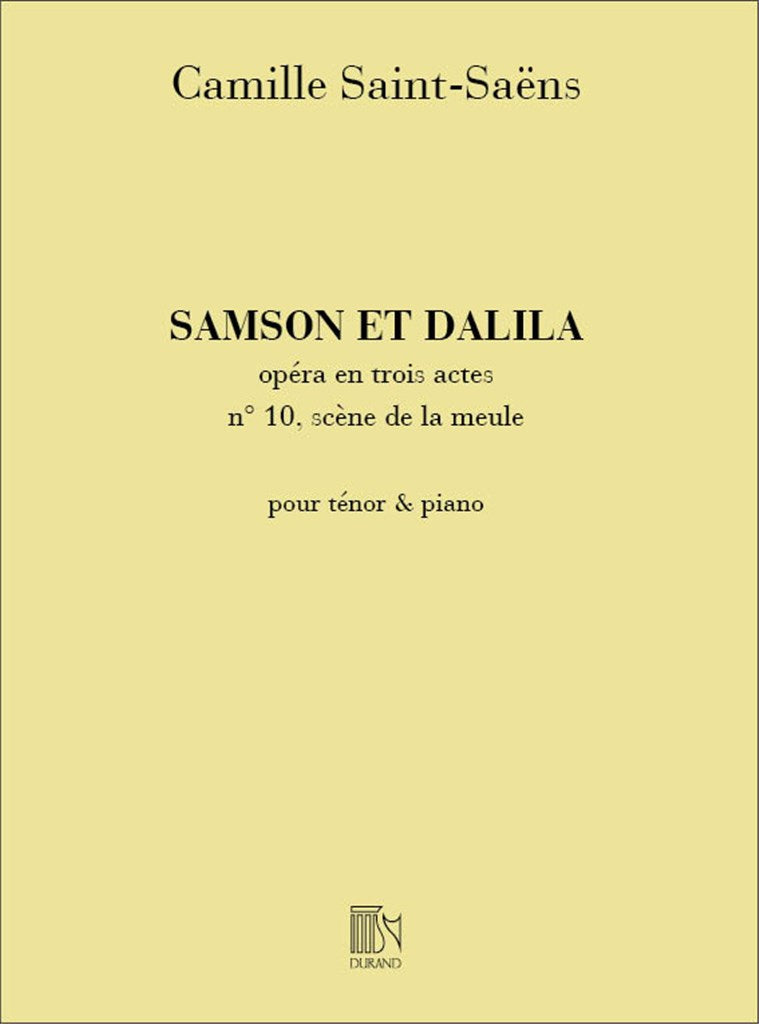 Samson et Dalila N 10 Fr-All Tenor-Piano