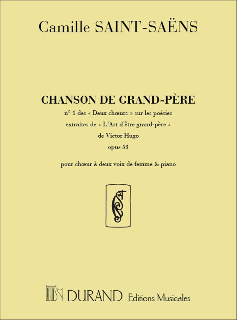 Chanson de Gd-Pere Chant-Piano