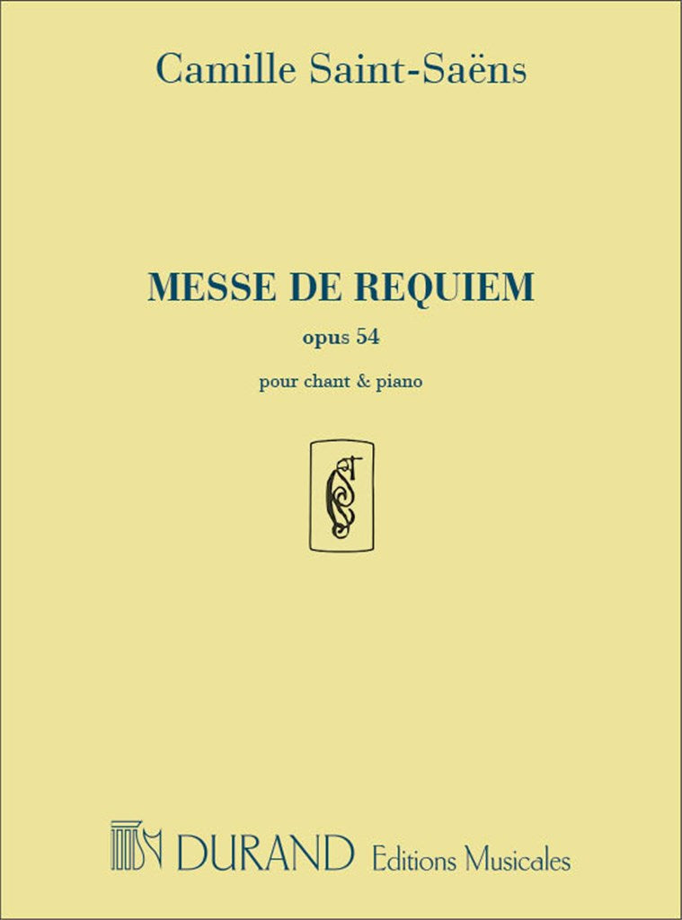 Messe de Requiem Opus 54 - Pour Chant et Piano