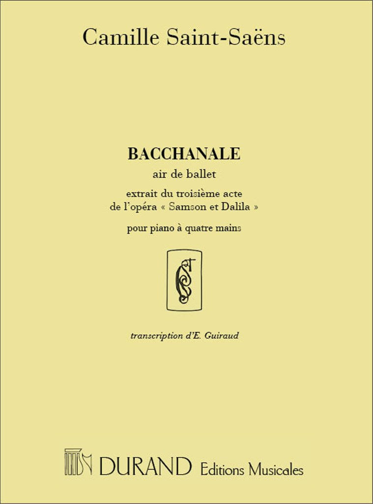 Bacchanale 4 Mains