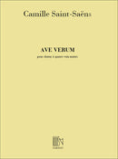 Ave Verum Pour Choeur A Quatre Voix Mixtes