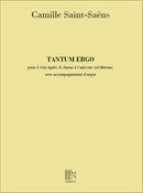 Tantum Ergo: 3 voix égales & choeur à l'unisson avec orgue