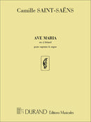 Ave Maria en Sib, Pour Soprano et Piano