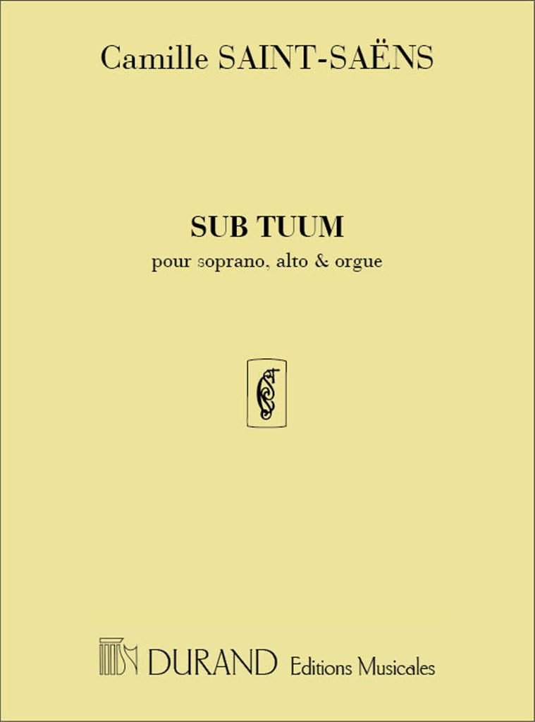 Sub Tuum Chant-Piano