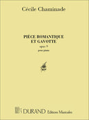 Piece Romantique et Gavotte Op.9 Piano