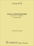 Dans La Plaine Blonde