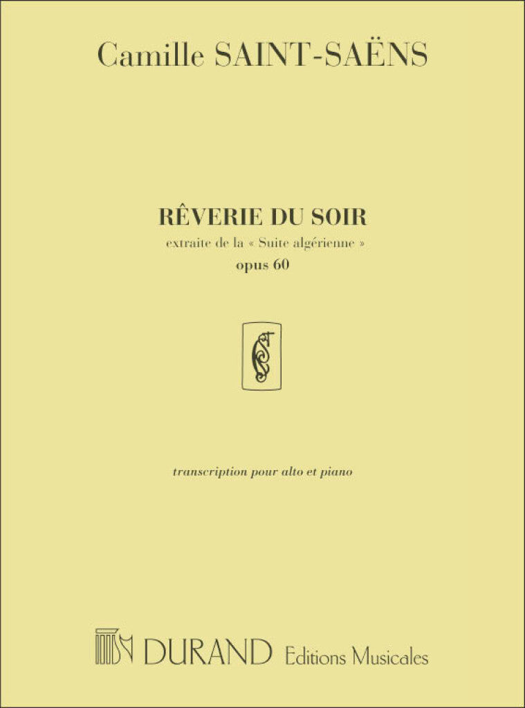 Rêverie Du Soir  (Viola and Piano)