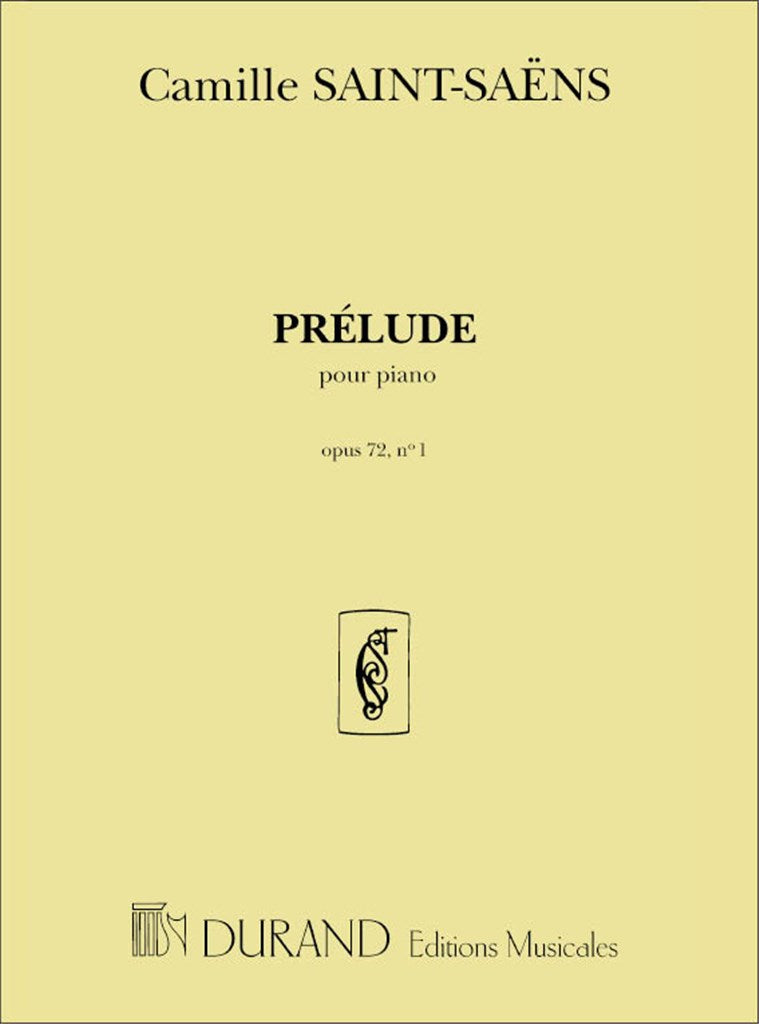 Prelude Pour Piano Opus 72 N 1