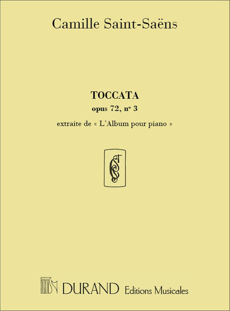 Album Op 72 N 3 Toccata Piano