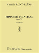 Rhapsodie D'Auvergne Op 73 Piano