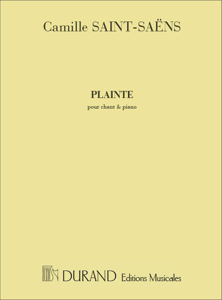 Plainte Chant-Piano