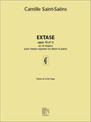 Extase, pour mezzo-soprano ou ténor & piano