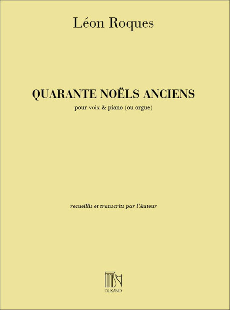 40 Noels Anciens 1 Ou 2 Voix Piano Ou Orgue