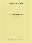 Fleur De Neige Chant-Piano