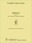 Romance Op 27 Vl-Harpe-Orgue