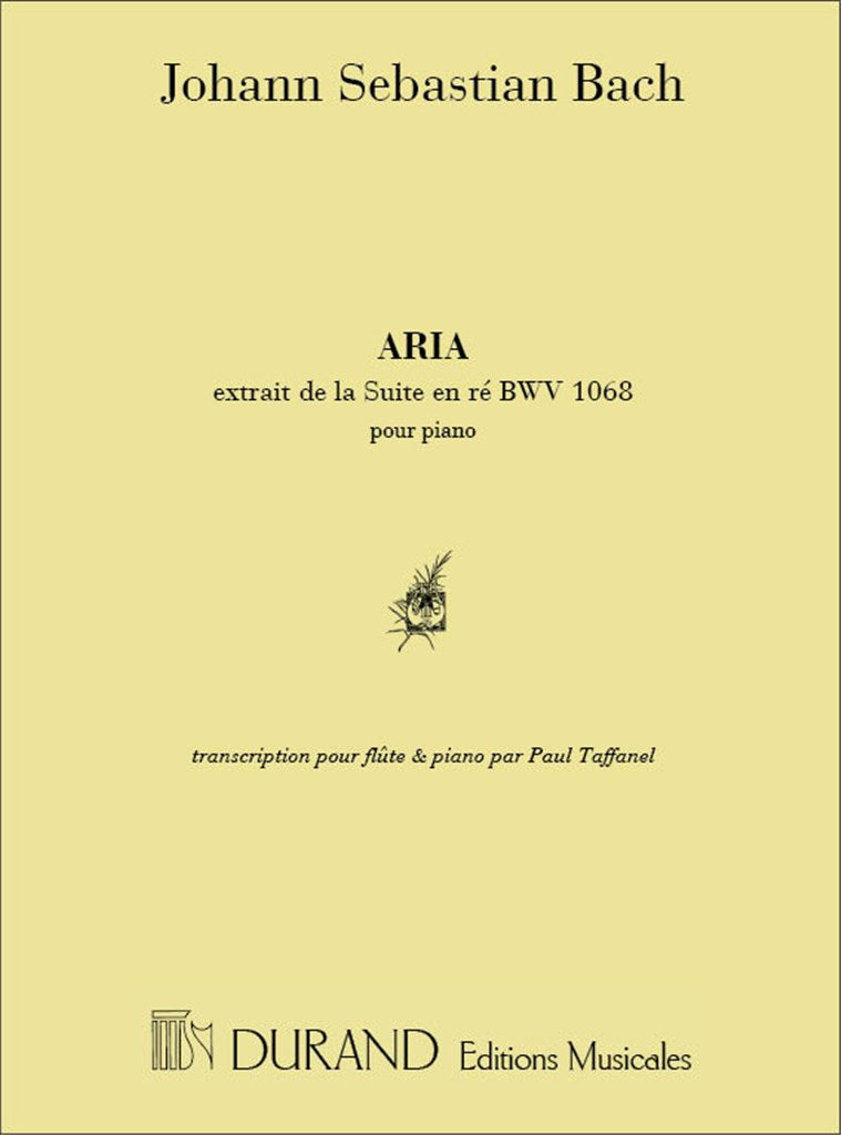 Aria , de La Suite en Re Bwv .1068