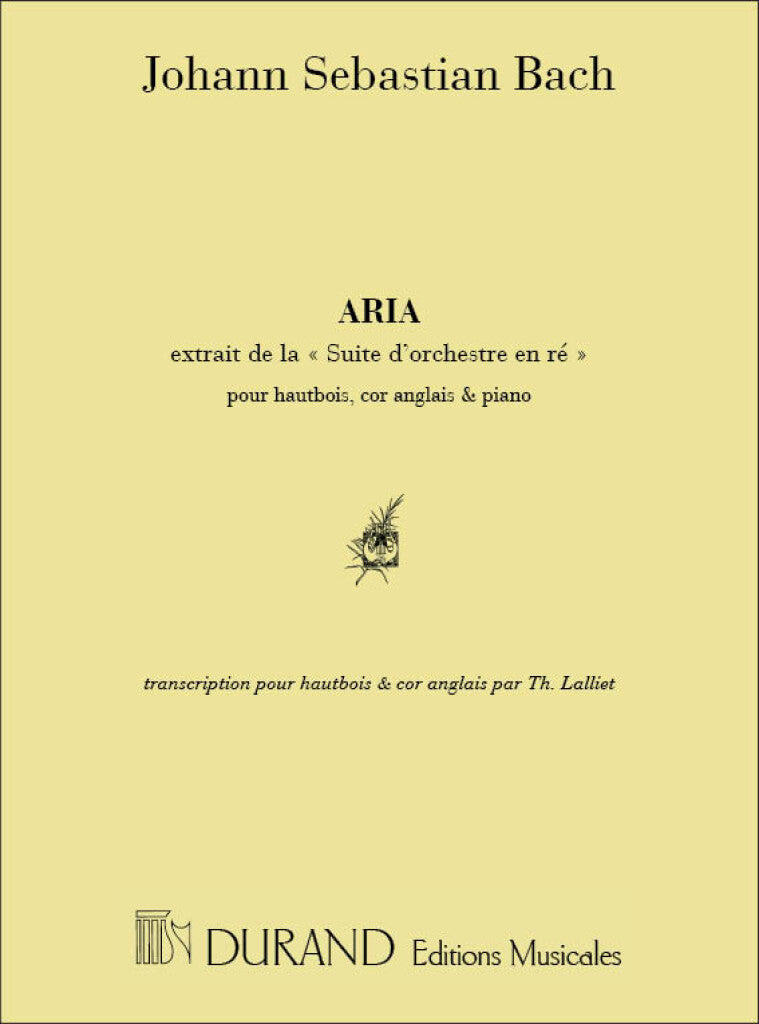 Aria Hautbois ou Cor Anglais/Piano
