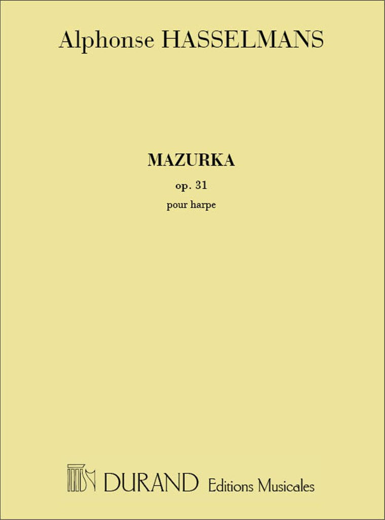 Mazurka Opus 31 Pour Harpe