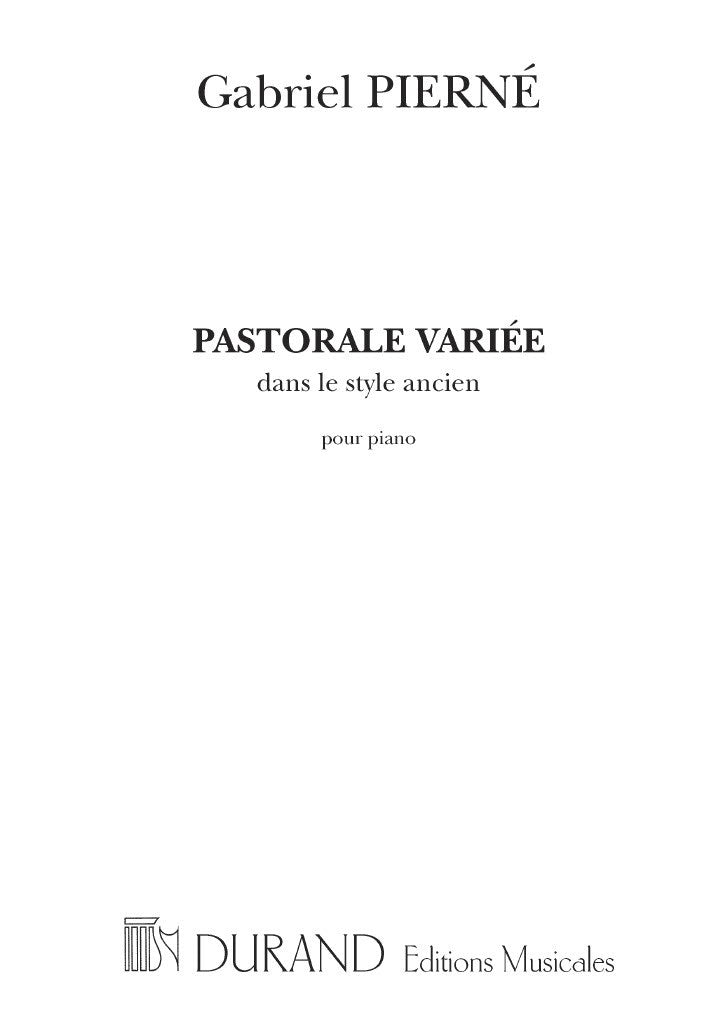 Pastorale Variouse Dans Le Style Ancien