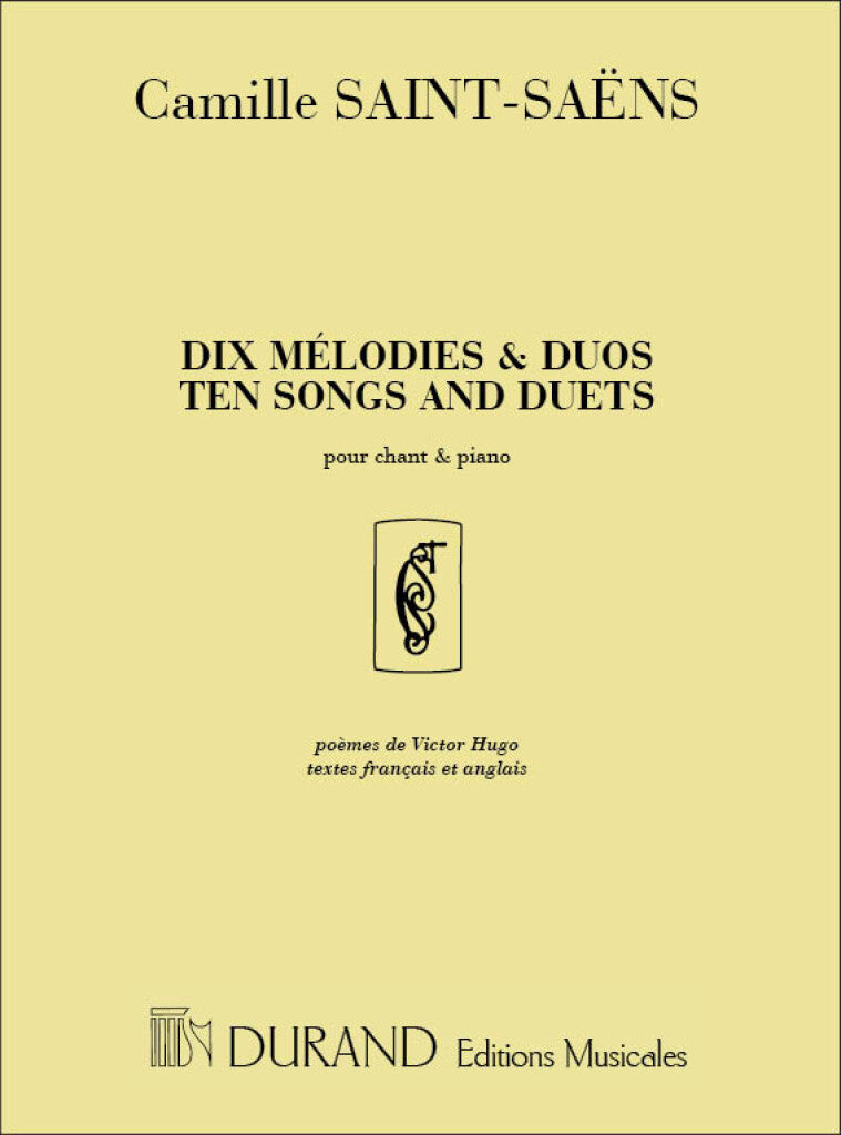 Ten Songs and Duets, Pour Chant et Piano