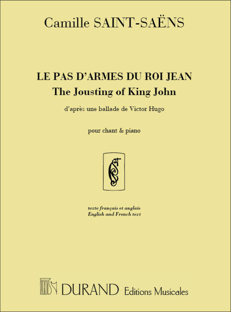 Le Pas D'Armes Du Roi Jean (Baryton) ( Fr-An)