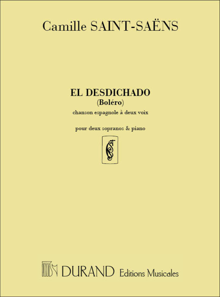 El Desdichado (Bolero). Chanson Espagnole A Deux