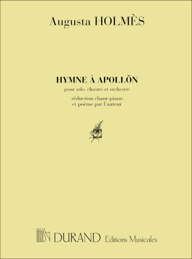 Hymne A Apollon Chant-Piano