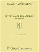 Si Vous N'Avez Rien A Me Dire