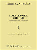 Lever de Soleil Sur Le Nil Contralto-Piano
