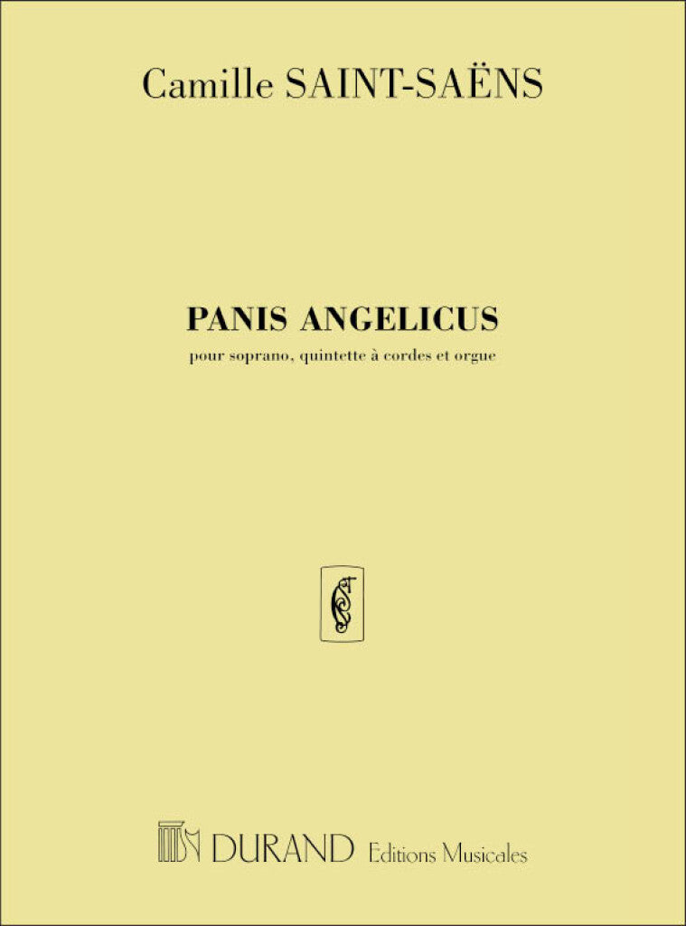 Panis Angelicuspour Soprano Quintette A Cordes Et