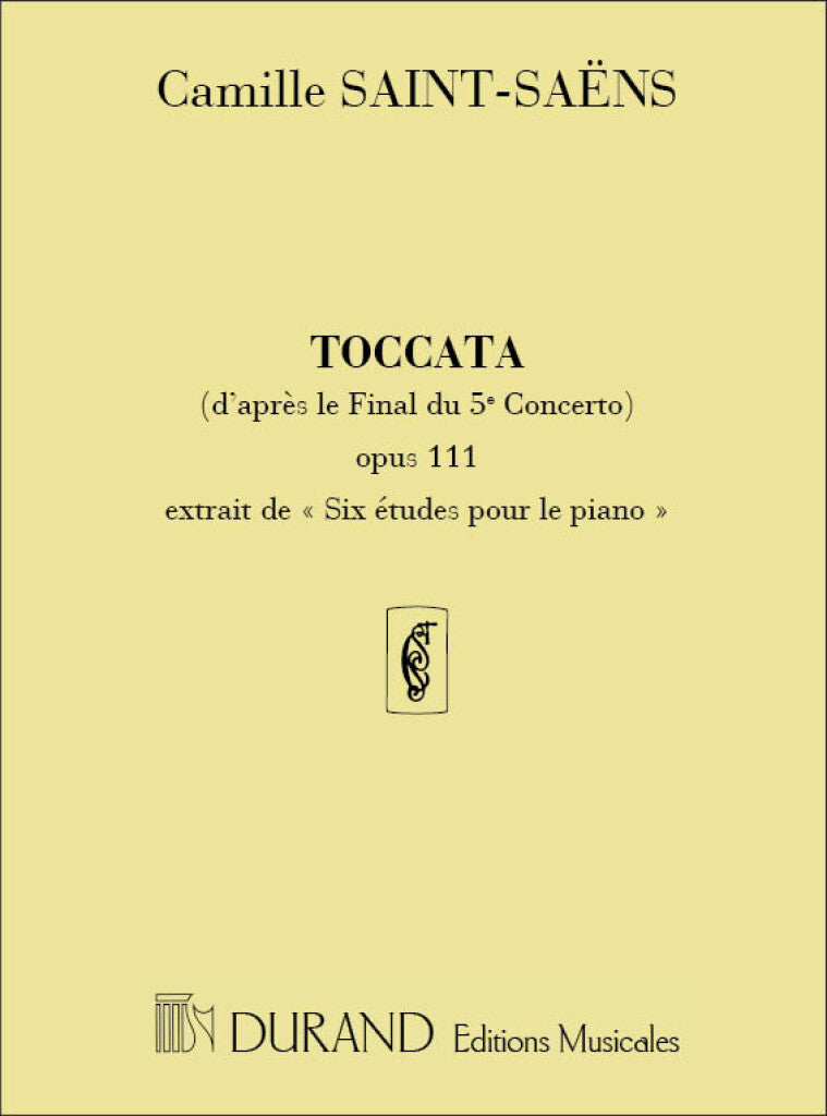 Toccata Op 111 N 6 Piano (D'Apres Le 5 Concerto)