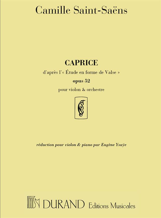 Caprice, Op. 52