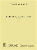 Barcarolle Andalouse, Opus 211 - Pour Piano