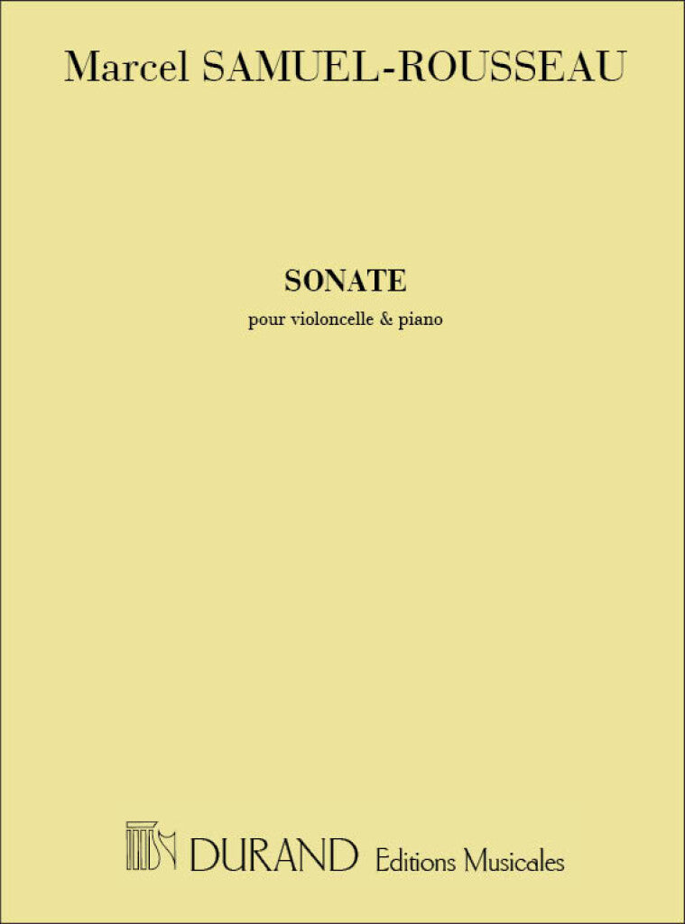 Rousseau Sonate Violoncelle et Piano