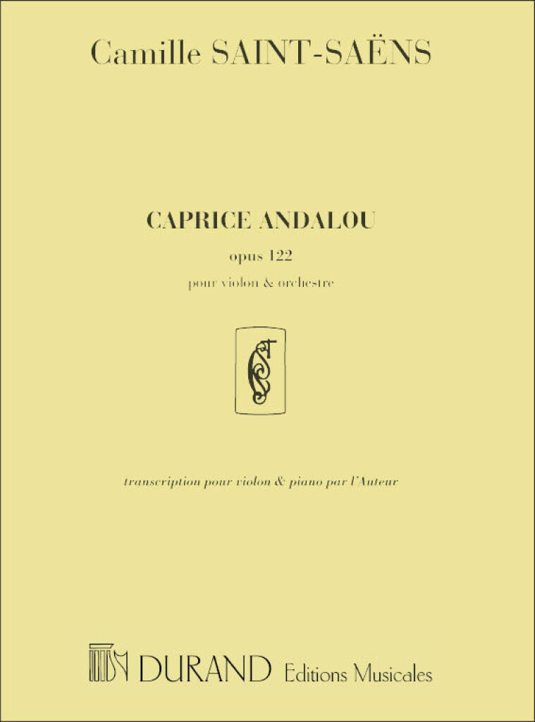 Caprice Andalous Pour Violon Avec Acconpagnement