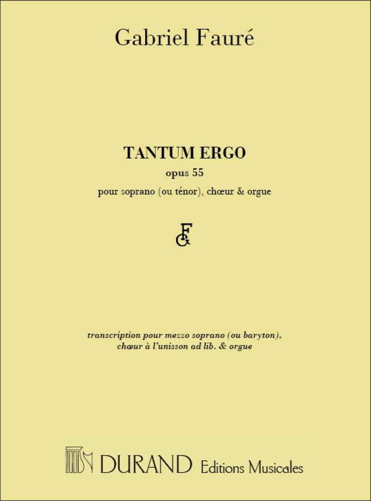 Tantum Ergo Mezzo Piano Op.55