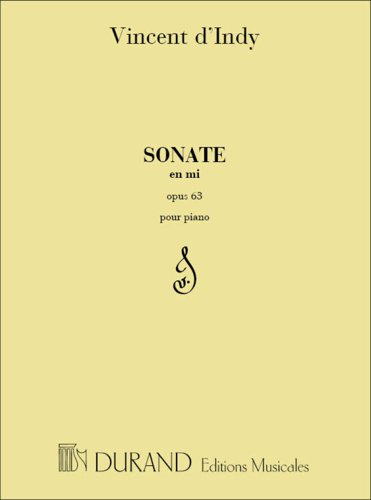 Sonate Op 63 Piano