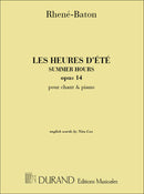 Heures D'Ete Op 14 Chant et Piano