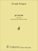 Quatuor, Opus 23 - Pour Violon, Alto, Violoncelle