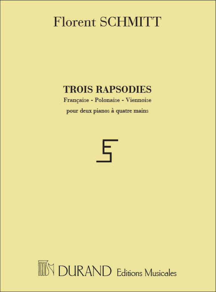 Trois Rapsodies (Francaise - Polonaise -Viennoise)