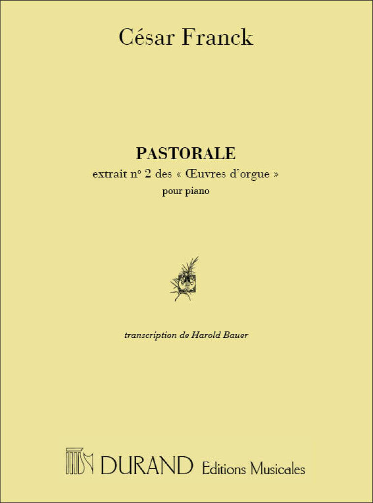 Pastorale. Transcription Pour Piano A Deux Mains