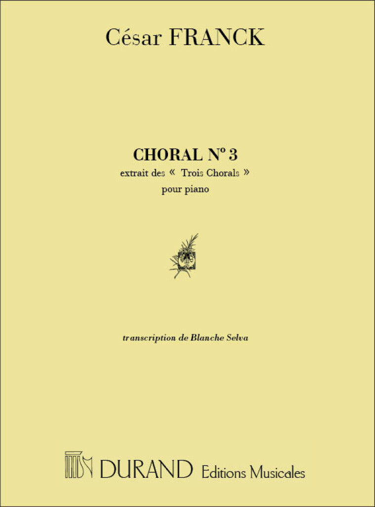 Choral N 3 Piano (Blanche Selva