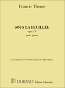 Sous La Feuille Clarinet