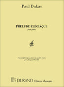 Prelude Elegiaque 4 Mains